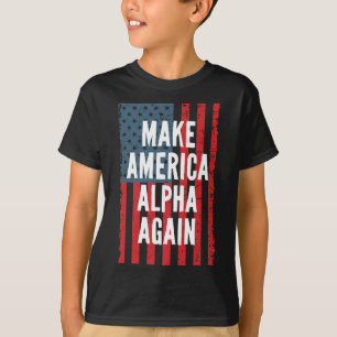 アメリカを再び7月4日独立記念日にする Tシャツ