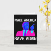 アメリカを再びEdmトランプおもしろいに輝かせる カード (黄色い花)