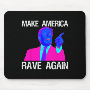 アメリカを再びEdmトランプおもしろいに輝かせる マウスパッド