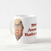 アメリカを再度憎ませます コーヒーマグカップ (正面左)