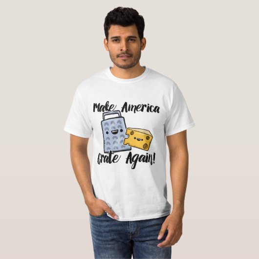 アメリカを再度火格子を付けさせます Tシャツ (正面フル)