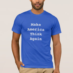 アメリカを再度考えさせます Tシャツ