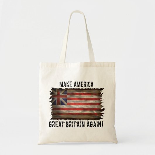 アメリカを再素晴らしびイギリスする トートバッグ (正面)
