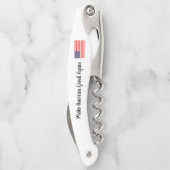 アメリカを再素晴らしび愛国的なアメリカ国旗にする ソムリエナイフ (裏面)