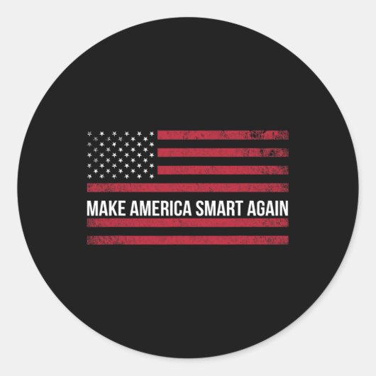 アメリカを再頭が切れるび科学マーチ・アース・デイTにする ラウンドシール (正面)