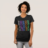 アメリカを占領する Tシャツ (正面フル)