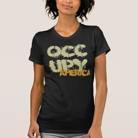 アメリカを占領する Tシャツ (正面)
