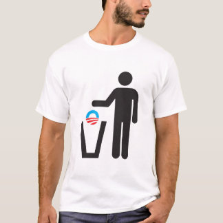 アメリカを取り戻して下さい! オバマを投げ出して下さい Tシャツ