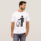 アメリカを取り戻して下さい! オバマを投げ出して下さい Tシャツ (正面フル)