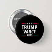 アメリカを取り戻すトランプVance 2024副社長 缶バッジ (正面&裏面)
