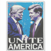 アメリカを団結させる象徴的なトランプ シール (正面)