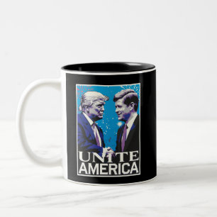 アメリカを団結させる象徴的なトランプ ツートーンマグカップ