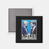 アメリカを団結させる象徴的なトランプ マグネット (正面/裏面)