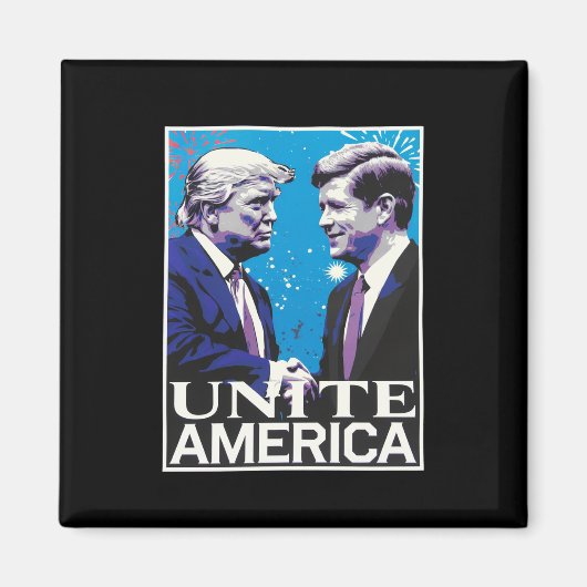 アメリカを団結させる象徴的なトランプ マグネット (正面)