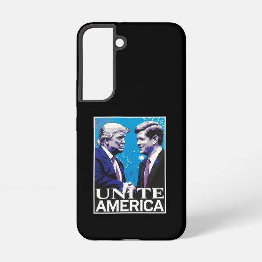 アメリカを団結させる象徴的なトランプ SAMSUNG GALAXYケース (裏面)