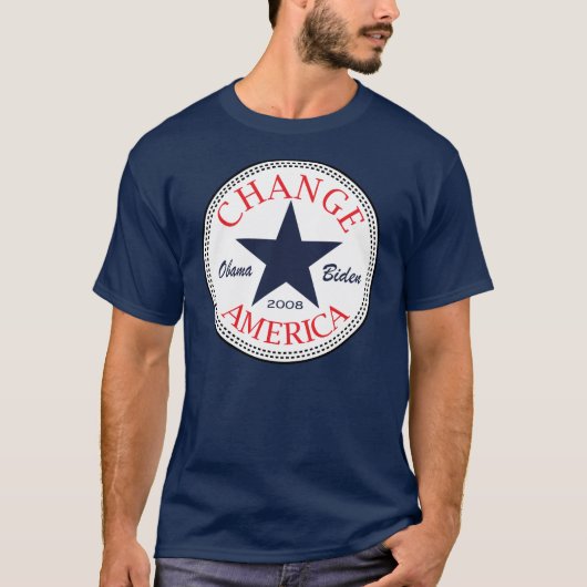 アメリカを変えて下さい Tシャツ (正面)