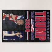 アメリカを持ち帰るトランプ2024 ジグソーパズル (横)