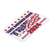 アメリカを持ち帰るトランプ2024 マグネット (左側)