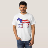 アメリカを擁護して下さい Tシャツ (正面フル)