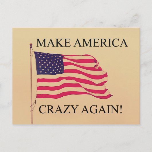 アメリカを熱狂する作れ! ポストカード (正面)