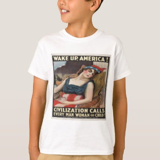 アメリカを目覚める Tシャツ
