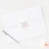 アメリカを破壊する事は….. ラウンドシール (封筒)