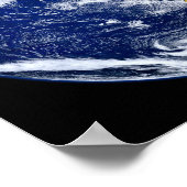 アメリカを示す完全な地球 ポスター (角)