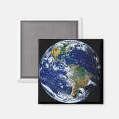 アメリカを示す完全な地球 マグネット (正面/裏面)