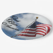 アメリカを祝福して下さい！ ペーパープレート (アングル)