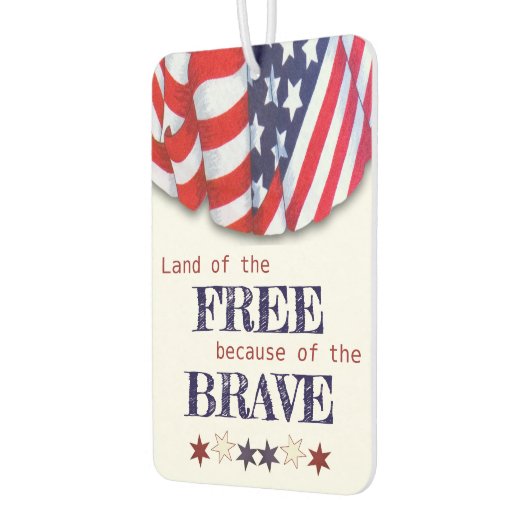 アメリカを祝福する愛国的な愚行 カーエアーフレッシュナー (左)