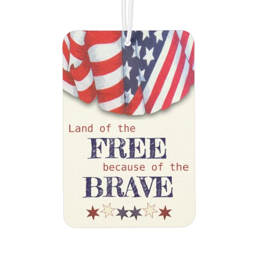 アメリカを祝福する愛国的な愚行 カーエアーフレッシュナー (裏面)