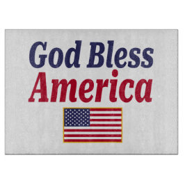 アメリカを祝福する愛国的な神 カッティングボード