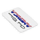 アメリカを祝福する愛国的な神 マグネット (右側)