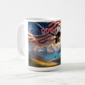 アメリカを祝福する コーヒーマグカップ (正面左)
