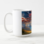 アメリカを祝福する コーヒーマグカップ (左)