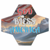 アメリカを祝福する サッカーボール (フラット)