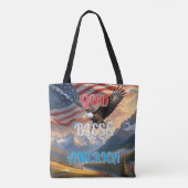 アメリカを祝福する トートバッグ (裏面)