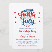 アメリカを祝福する 招待状 (正面/裏面)