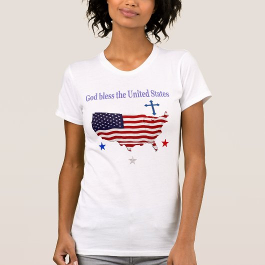 アメリカを祝福する Tシャツ (正面)