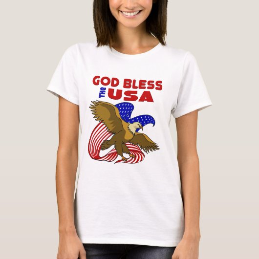 アメリカを祝福する Tシャツ (正面)