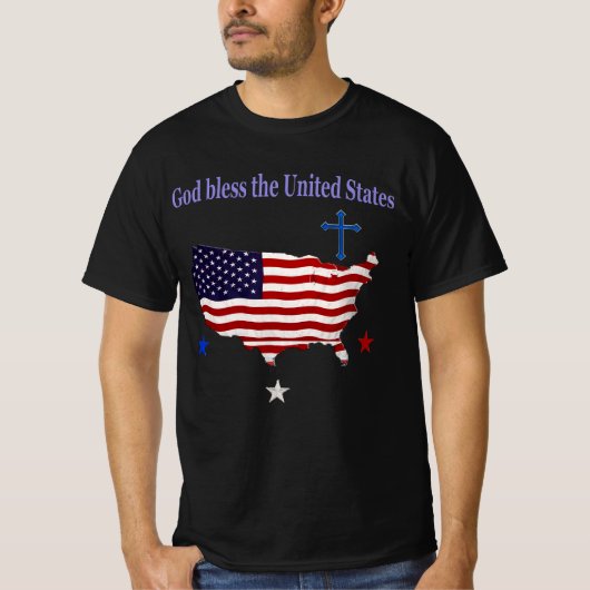アメリカを祝福する Tシャツ (正面)