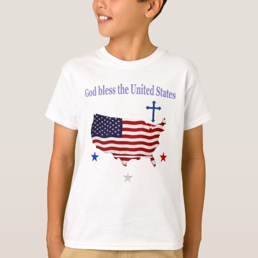 アメリカを祝福する Tシャツ (正面)