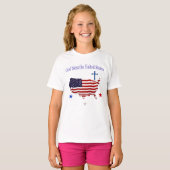 アメリカを祝福する Tシャツ (正面フル)