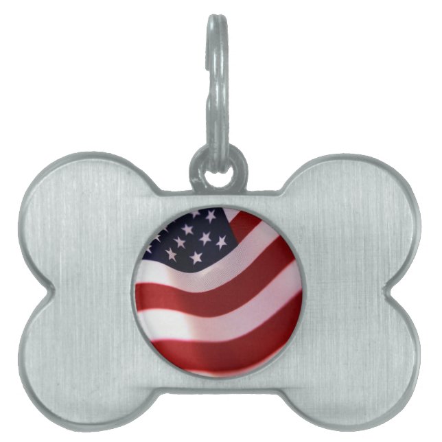 アメリカを祝福せよ ペットネームタグ (正面)