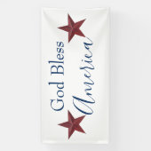 アメリカを祝福せよ 横断幕 (縦)