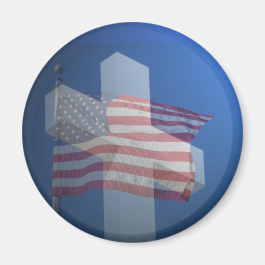 アメリカを祝福せよ!贈答品 マグネット (正面)