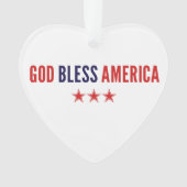 アメリカを祝福 オーナメント (正面)