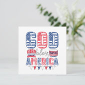 アメリカを祝福 カード (スタンド正面)