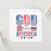 アメリカを祝福 カード (正面/裏面インサイチュ)