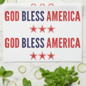 アメリカを祝福 キッチンタオル (折り畳み)